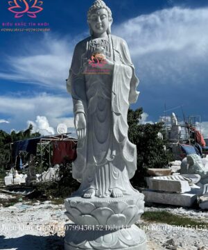 Tượng Phật A Di Đà bằng đá