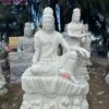 Tượng quan âm tự tại bằng đá