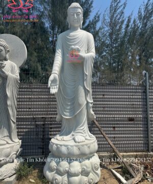 Tượng Phật A Di Đà bằng đá