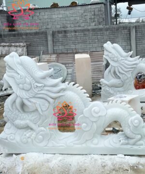 tượng con rồng bằng đá