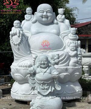 Tượng Phật Di Lặc Bằng Đá