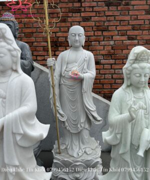 Tượng Địa Tạng Vương Bồ Tát Bằng Đá