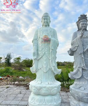 Tượng Phật A Di Đà bằng đá