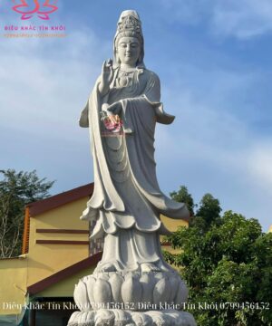 Tượng Quan Thế Âm Bồ Tát Bằng Đá