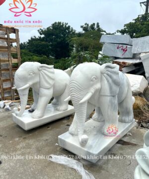 Tượng Con Voi Bằng Đá