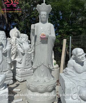 Tượng Địa Tạng Bồ Tát Bằng Đá