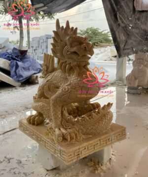 tượng con rồng bằng đá