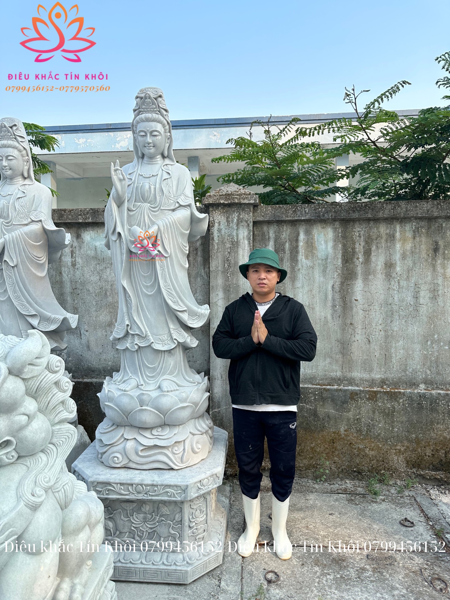 Tượng Quan Thế Âm bồ tát bằng đá Tượng Quan Thế Âm Bồ Tát Bằng Đá
