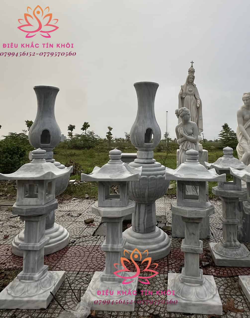 Chân Đèn Bằng Đá Chân Đèn Bằng Đá