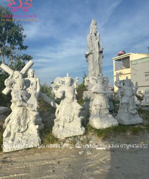 Tượng Tứ Đại Thiên Vương Bằng Đá