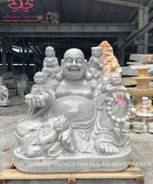 Tượng Phật Di Lặc Bằng Đá
