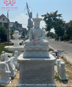 Tượng Địa Tạng Bồ Tát Bằng Đá