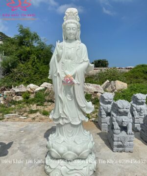 Tượng Quan Thế Âm Bồ Tát Bằng Đá