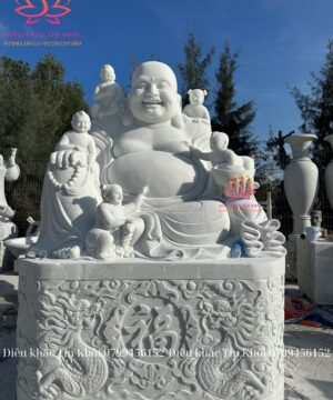 Tượng Phật Di Lặc Bằng Đá