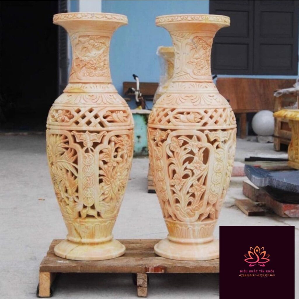 Lục bình bằng đá cà rốt tại Tín Khôi