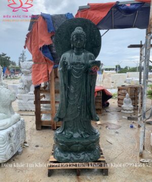 Tượng Phật A Di Đà bằng đá