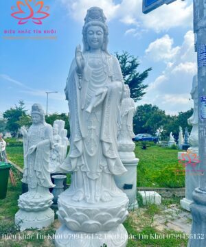 Tượng Quan Âm Bồ Tát Bằng Đá