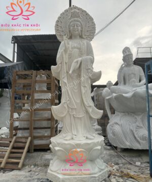 Tượng Quan Thế Âm Bồ Tát Bằng Đá