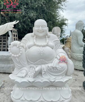 Tượng phật Di Lặc ngũ phúc bằng đá