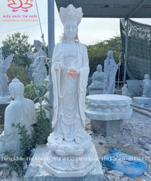 Tượng Địa Tạng Vương Bồ Tát Bằng Đá