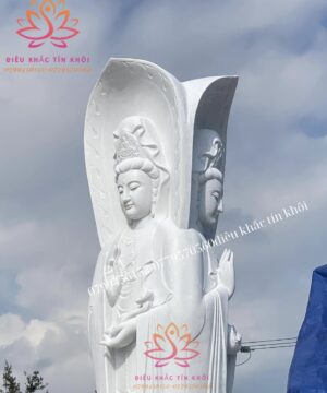 tượng quan thế âm tam diện