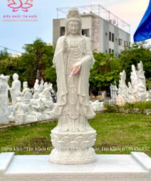 Tượng Quan Thế Âm Bồ Tát Bằng Đá