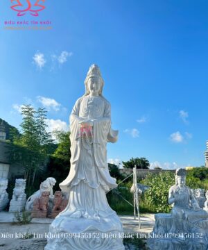 Tượng Quan Thế Âm Bồ Tát Bằng Đá