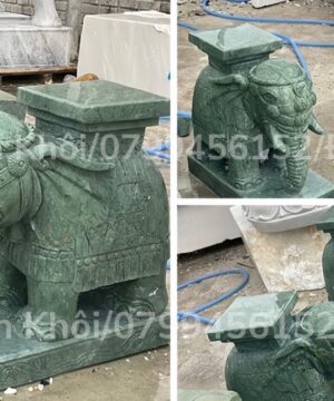 Tượng Con Voi Bằng Đá