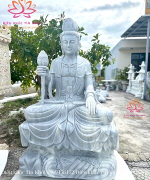 Tượng Quan Âm Tự Tại Bằng Đá