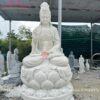 Tượng Quan Âm Bồ Tát Ngồi Bằng Đá