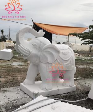 Tượng Con Voi Bằng Đá