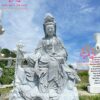 Tượng Quan Âm Tự Tại Bằng Đá
