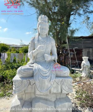 Tượng Quan Âm Tự Tại Bằng Đá