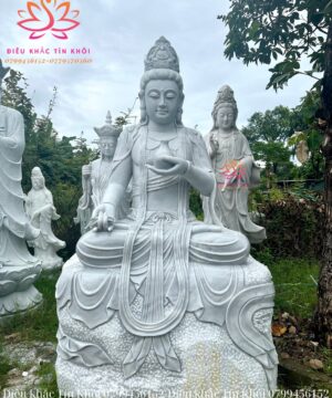 Tượng Quan Âm Tự Tại Bằng Đá