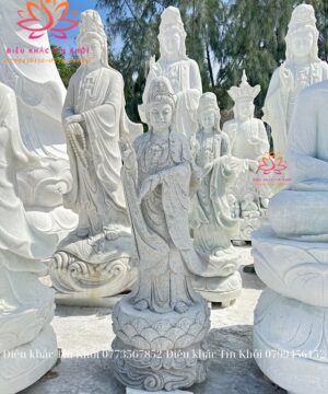Tượng Quan Âm Bồ Tát Bằng Đá Granit