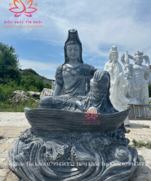 Tượng Quan Âm Tự Tại Bằng Đá