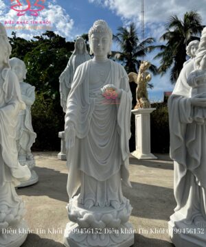 Tượng phật A Di Đà bằng đá