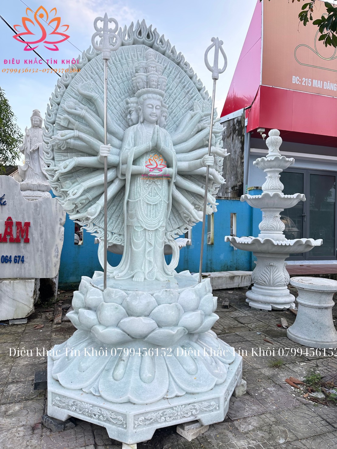 Tượng Quan Âm Nghìn Mắt Nghìn Tay Bằng Đá Tượng Quan Âm Nghìn Mắt Nghìn Tay Bằng Đá