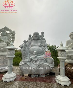 Tượng Di Lặc Ngũ Phúc Bằng Đá