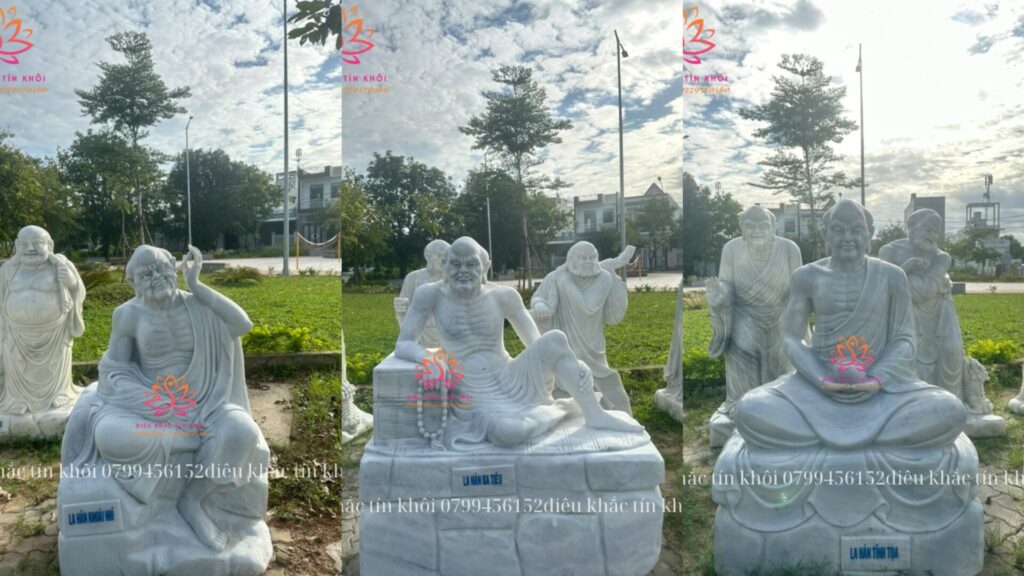 tượng 18 vị La Hán bằng đá