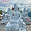 Tượng Quan Âm Tự Tại Bằng Đá
