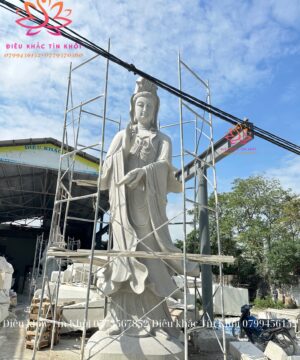 Tượng Quan Âm Bồ Tát Bằng Đá Granit