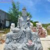 Tượng Quan Âm Tự Tại Bằng Đá