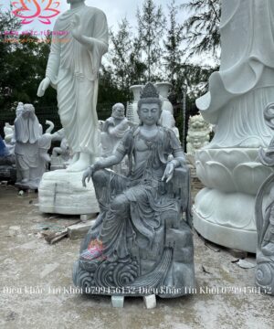 Tượng Quan Âm Tự Tại Bằng Đá