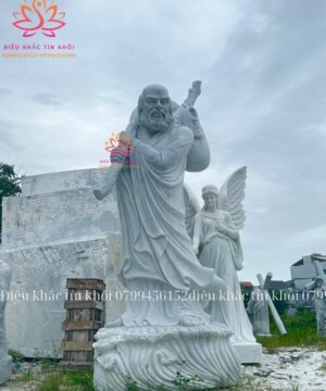 Tượng đạt ma sư tổ bằng đá