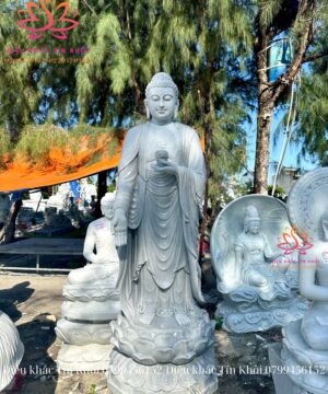 Tượng Phật A Di Đà Bằng Đá