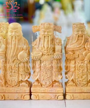 Tượng Phúc Lộc Thọ bằng đá