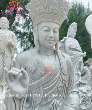 Tượng Địa Tạng Vương Bồ Tát Bằng Đá