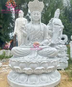 Tượng Địa Tạng Vương Bồ Tát Bằng Đá