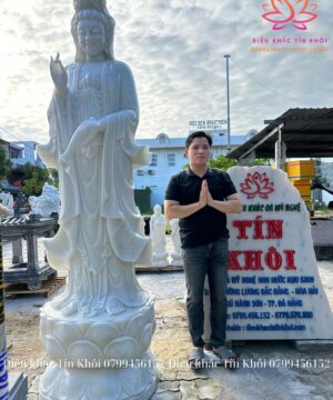 Tượng Quan Thế Âm Bồ Tát Bằng Đá